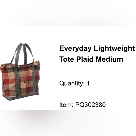 LL Bean fall everyday tote - Picture 5 of 5